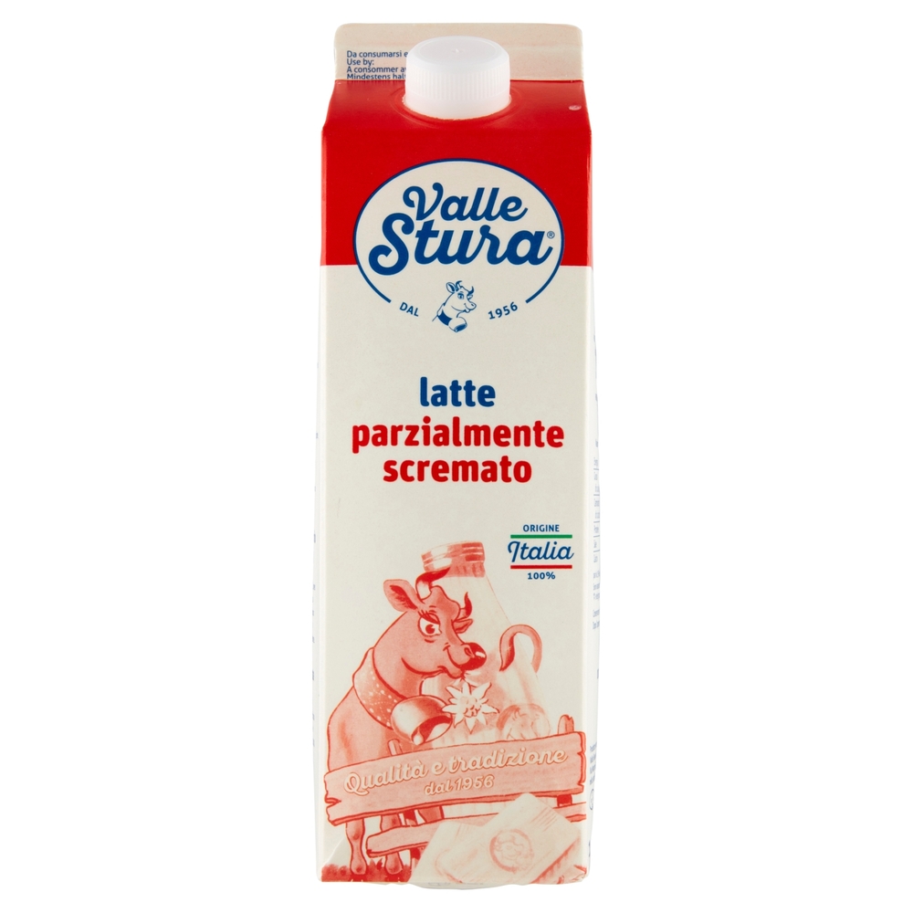 Valle Stura latte parzialmente scremato 1000 ml